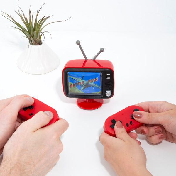 mini vintage retro tv game console