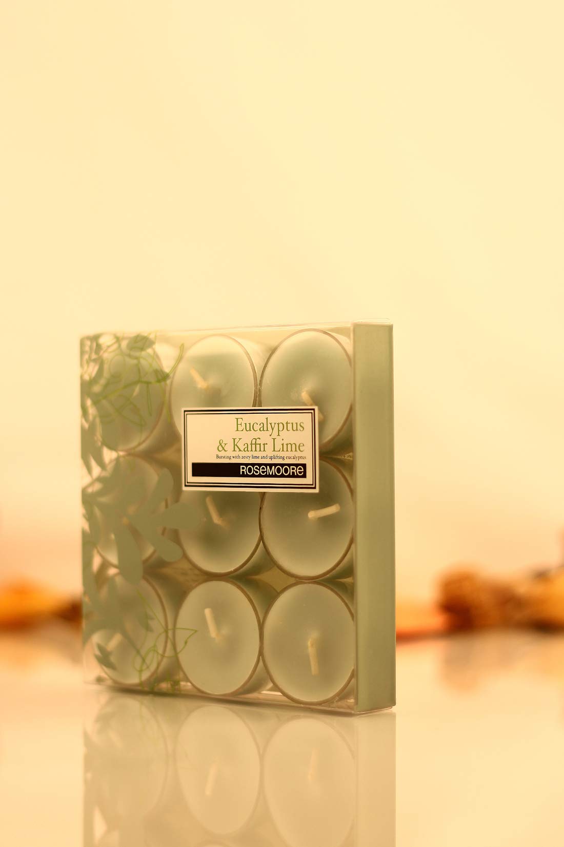 Rosemoore E & K Lime Scented Tea Light Candles 9 Pieces (Green)
