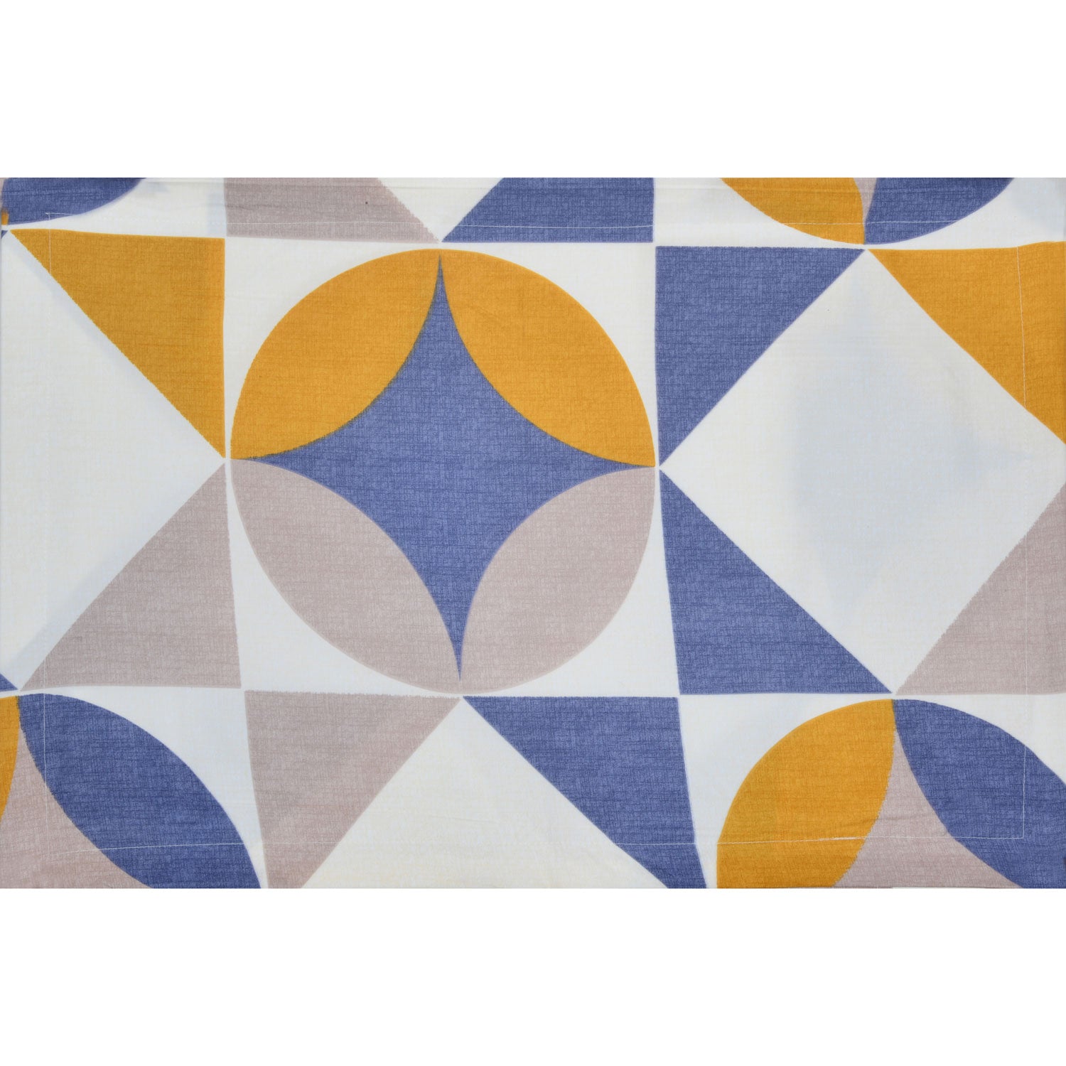 Ammara Geometric Print 46 x 69 cm Pillow Covers Set of 2 White