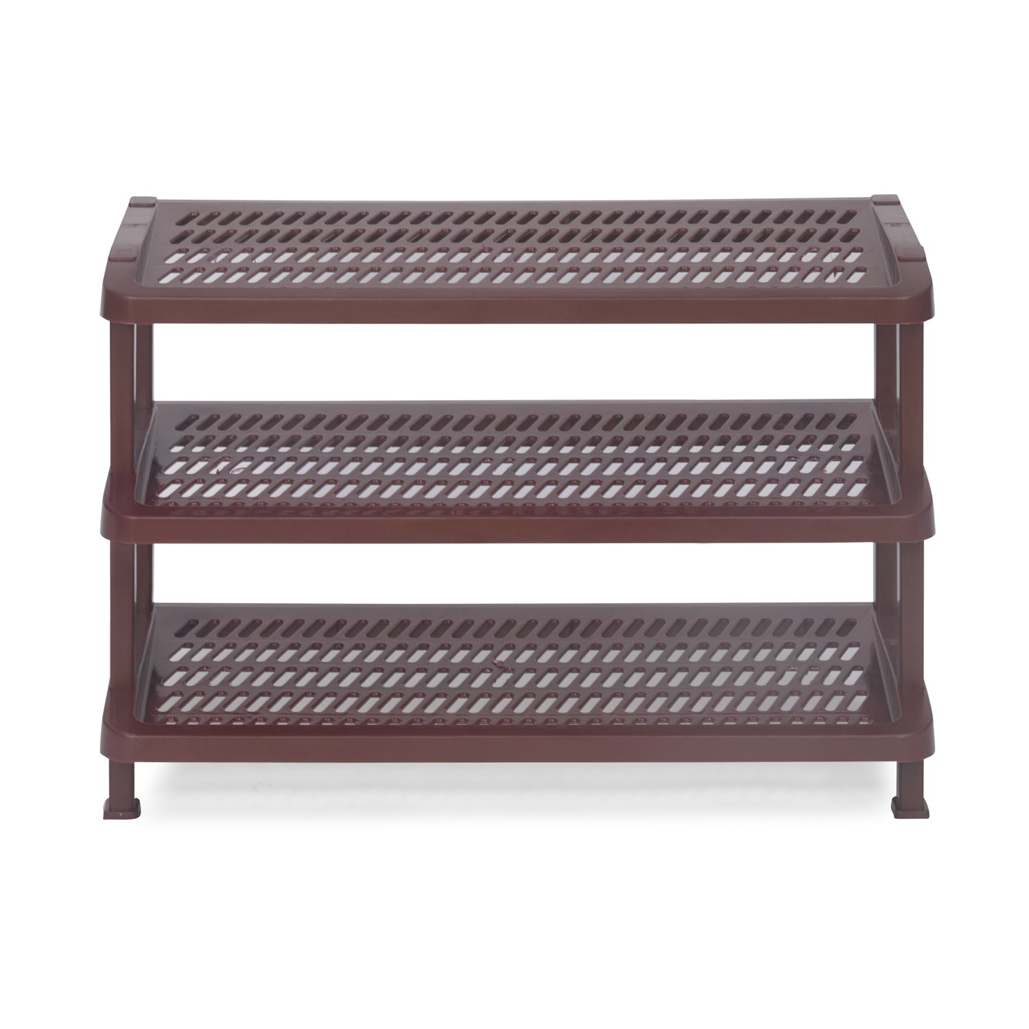 Nilkamal Multipurpose 3 Shelf Rack (Maroon)