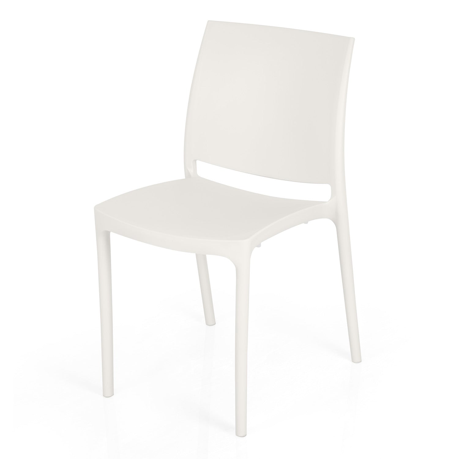 Nilkamal Novella 08 Chair (Milky White)