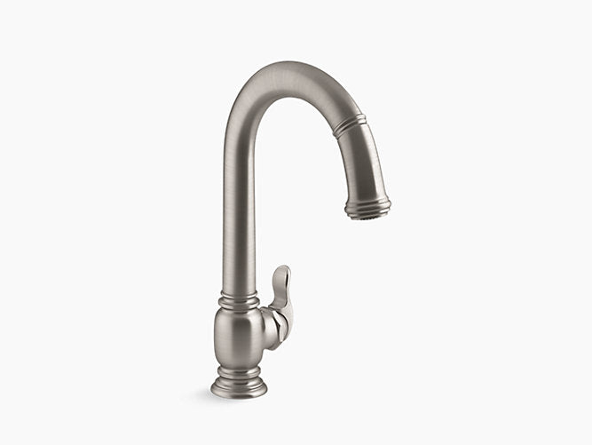 beckon touchless pull down kitchen sink faucet