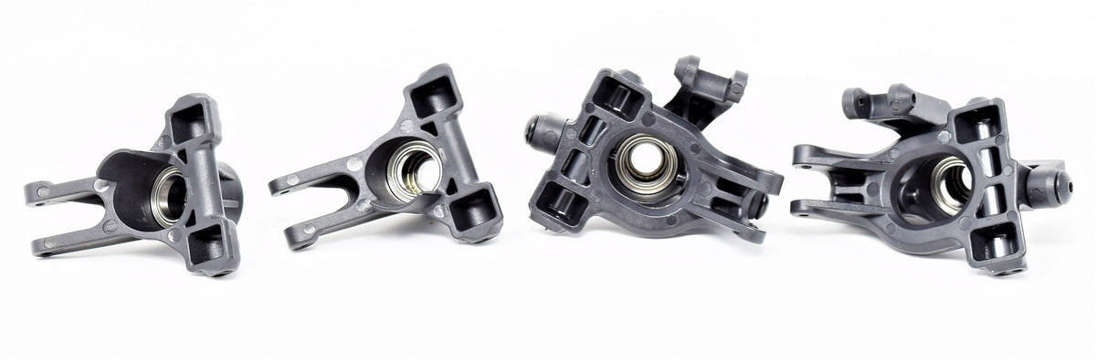 Arrma Outcast 4x4 4s BLX Front & Rear Hubs Blocks Carriers Bearings Uprights 