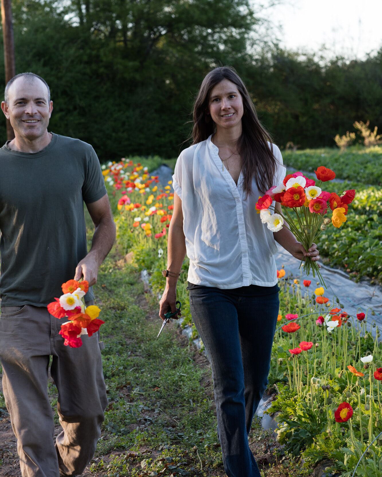 Steve & Mandy in the fields