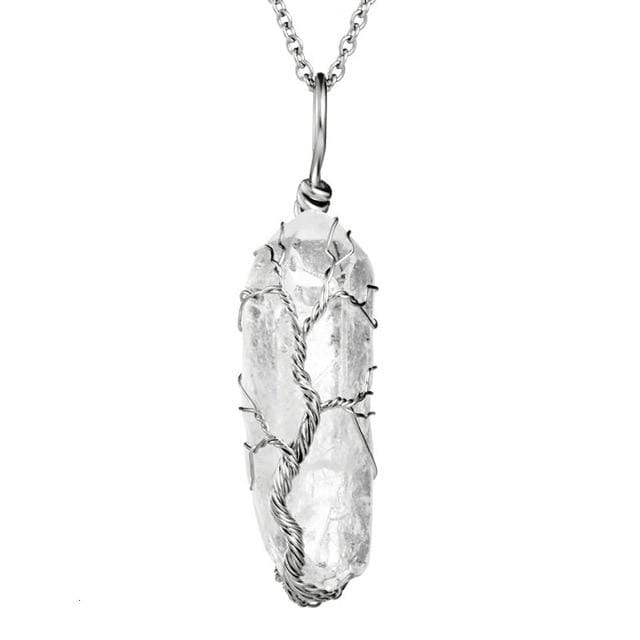 crystal stone necklace