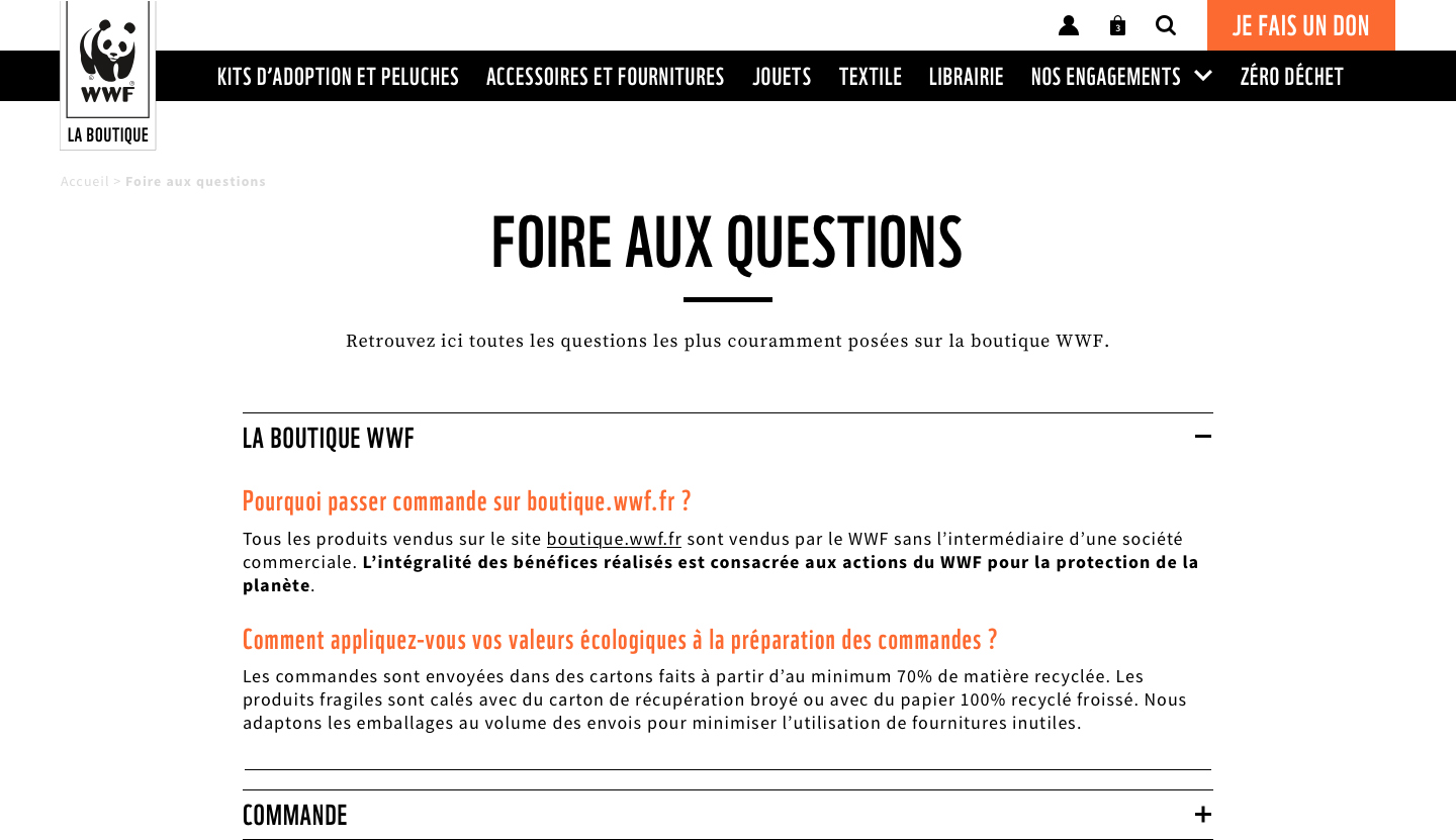 WWF - FAQ Desktop