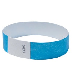 Blue Tyvek Wristbands