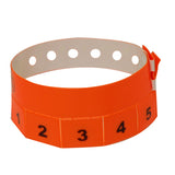 Plastic Tear-Off Tab Wristbands