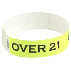 Over 21 Wristbands
