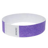 Purple Tyvek Wristbands