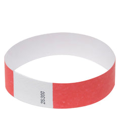 Red Tyvek Wristband