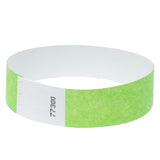 Neon Green Tyvek Wristbands