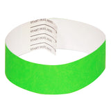 Neon Green Tab-Free Wristbands