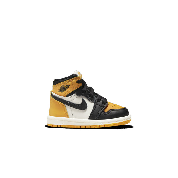 black and yellow jordan 1 toddler