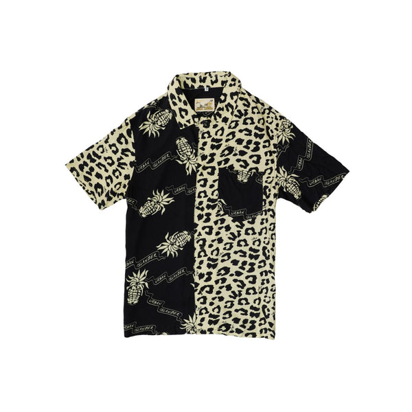 + HotelomegaShops + SBTG Urban Islander Hawaiian Shirt 'Black'