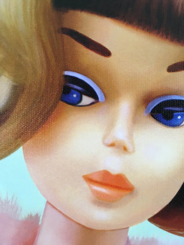 Tickled-Pink-Barbie-Giclee-Close-up