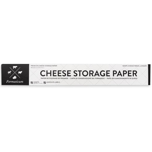 Formaticum 15 Pack CHEESE PAPER with 15 LABELS Wrap/Storage 11 x 14 Inches 