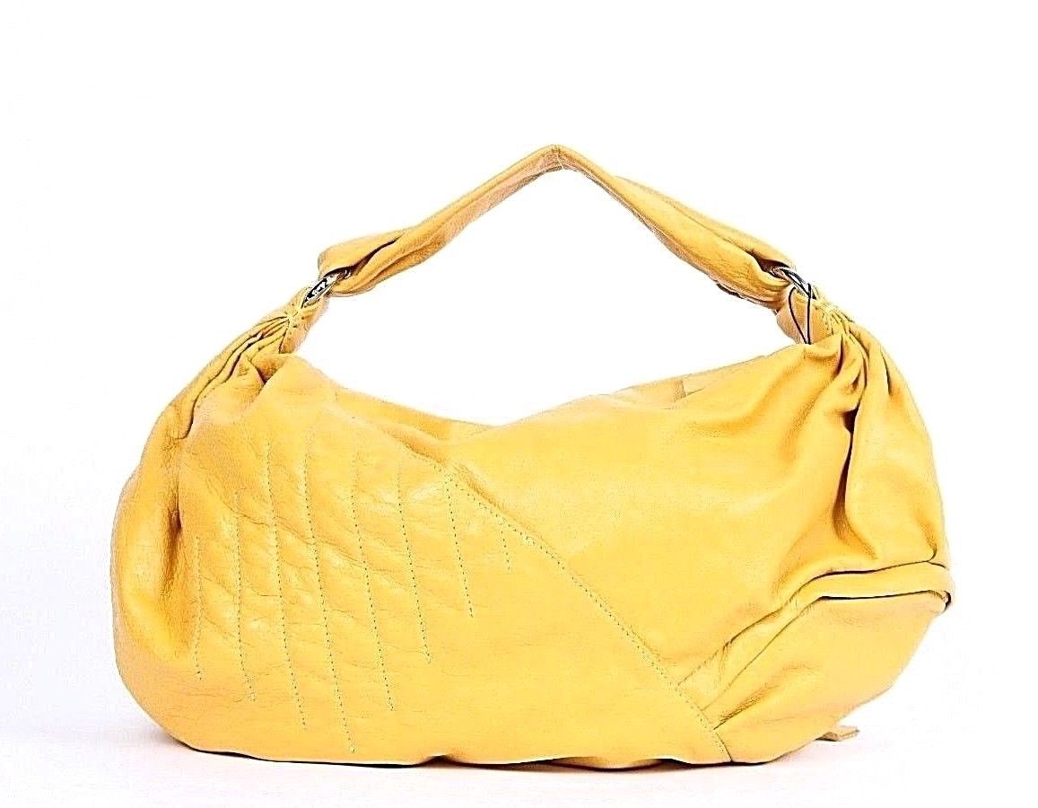 yellow hobo purse