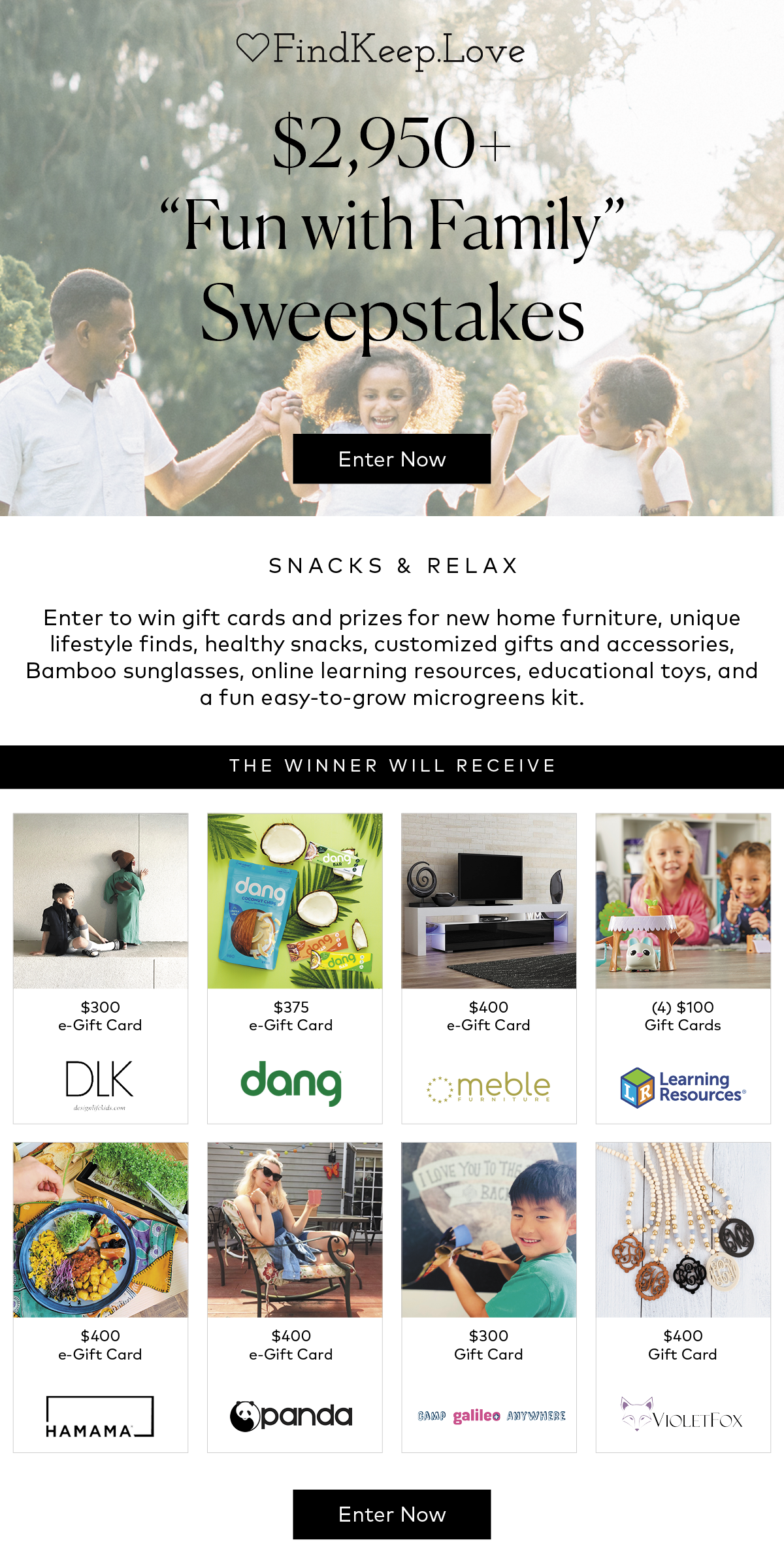 Snacks and relax giveaway
