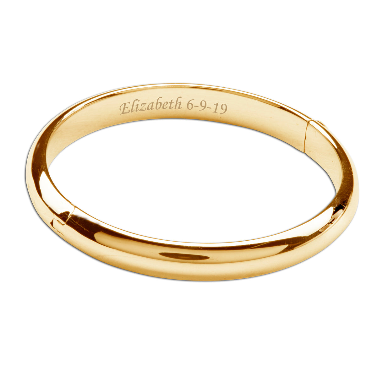 Indrukwekkend tieners de jouwe Gold Bangle (Classic) - 14K Gold Baby Bangle for Little girls and babies –  Cherished Moments Jewelry