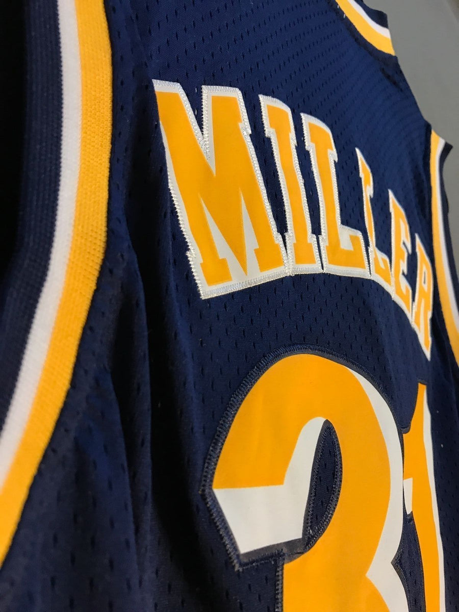 Retro Reggie Miller #31 Indiana Pacers Swingman Basketball Jersey Stitched #A 