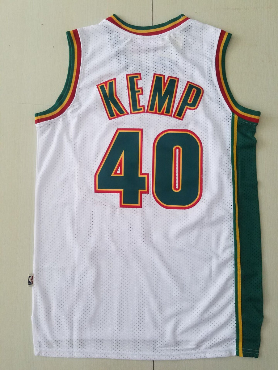 shawn kemp jersey white