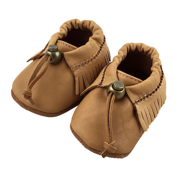Cute Bear Paw Handmade Real Moose Baby with Drawstring – Moccasins Canada