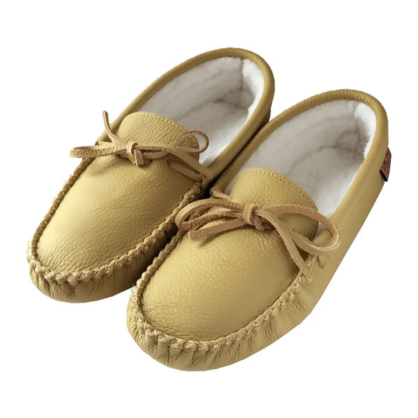 fleece lined moccasins