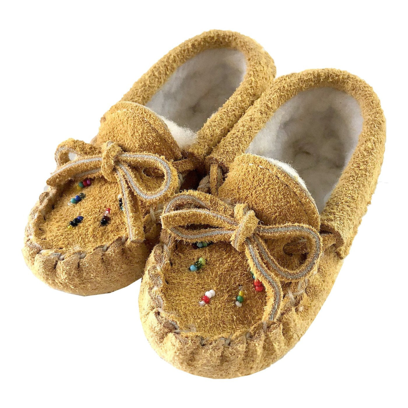 fleece lined moccasins