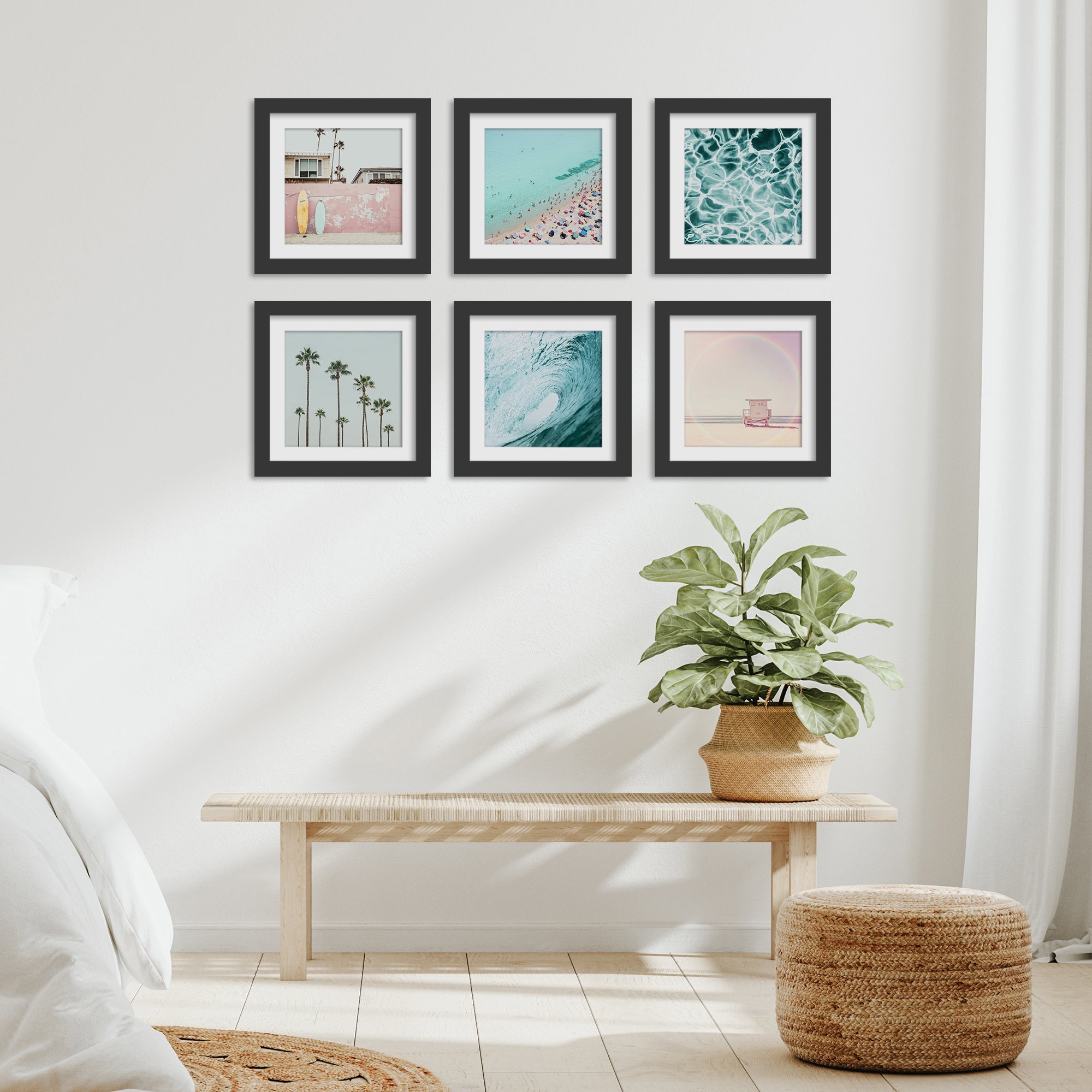 Dreamy Destinations 6 Piece Shadowbox Frame Gallery Wall Art Set - Americanflat