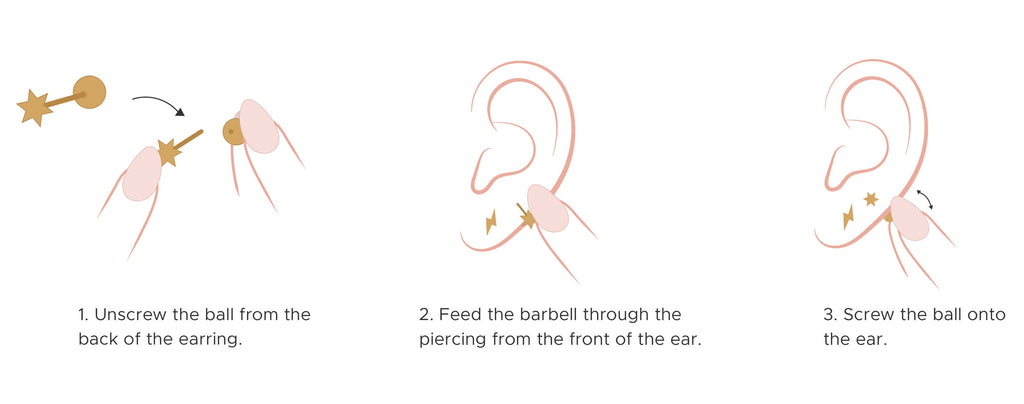How to wear Barbell Piercings