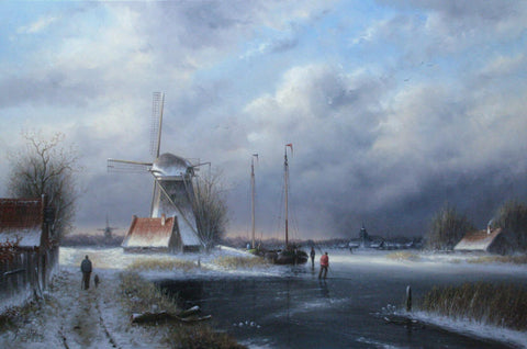 A Dutch Winter Landscape, Simon Balyon