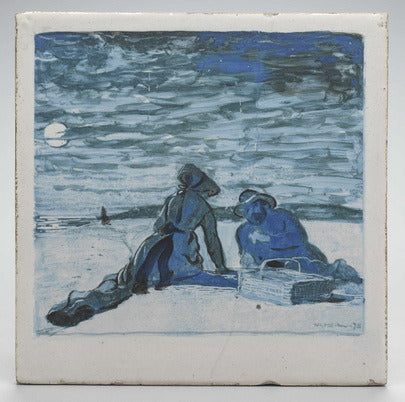 A Littoral Tile, 1878,Winslow Homer
