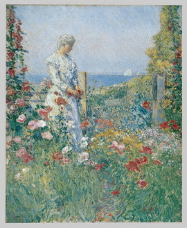Celia Thaxter in Her Garden,1892,Childe Hassam