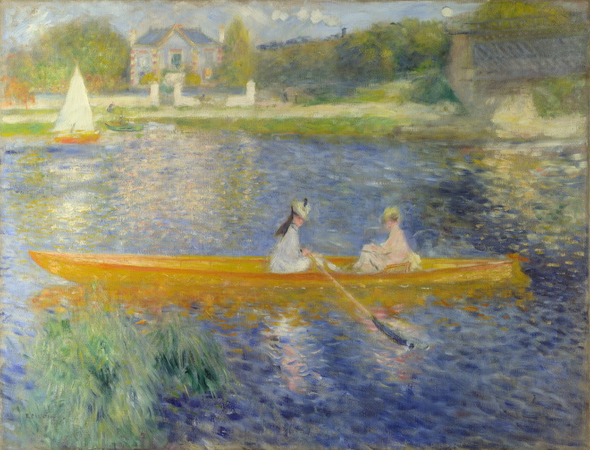 The Skiff,Pierre-Auguste Renoir