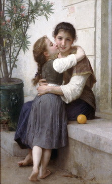 A Little Coaxing, 1890, William Bouguereau