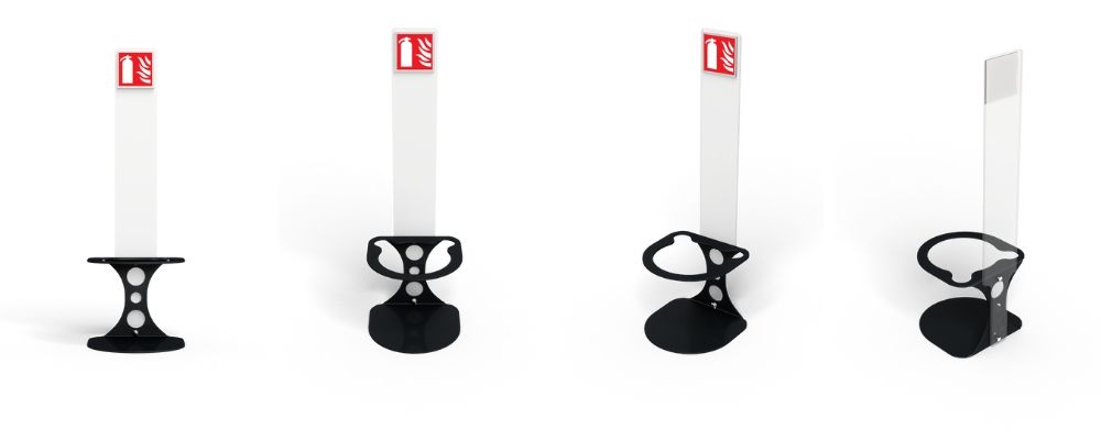 Fire extinguisher stand protection