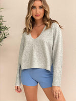 The Lacie Knit - Grey Marle - NUDE LUCY