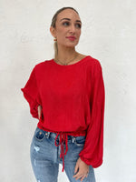 Harris Blouse - Red