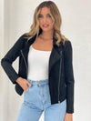 Suede Jacket - Black