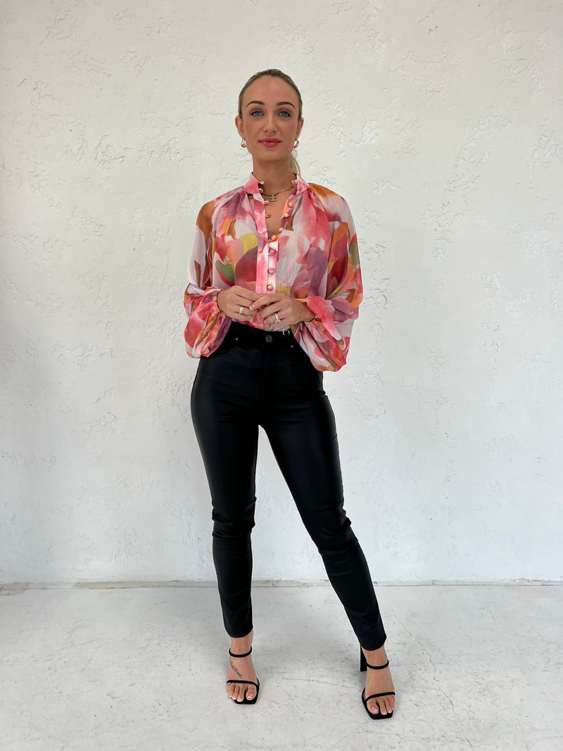 Tye Blouse - Pink