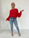 Harris Blouse - Red