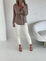 Celine Jacket/Shirt - Taupe