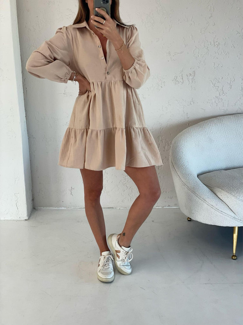 Quebec Dress - Beige