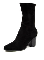 TAYLAN Black Microsuede - Django & Juliette