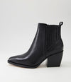 Morene Boots - Black Croc Leather - Django & Juliette