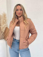 Mila Puffer Jacket - Tan