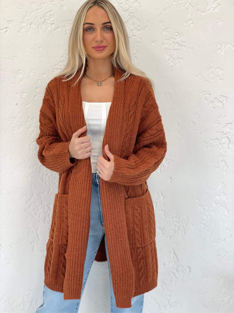 Stockholm Cardi- Chocolate