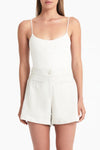 Ixia Rib Bodysuit - WHITE