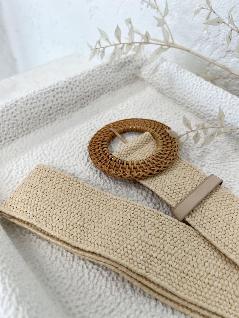 Jemima Belt - Cream Natural